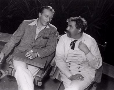 Bing Crosby and Charles on the set of White Woman
