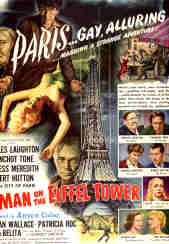 Poster for Man on the Eiffel Tower